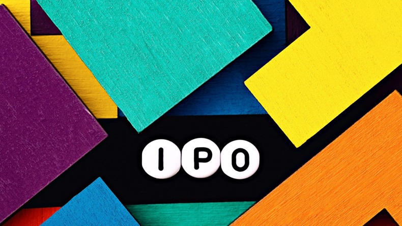 IPO on a colorful background