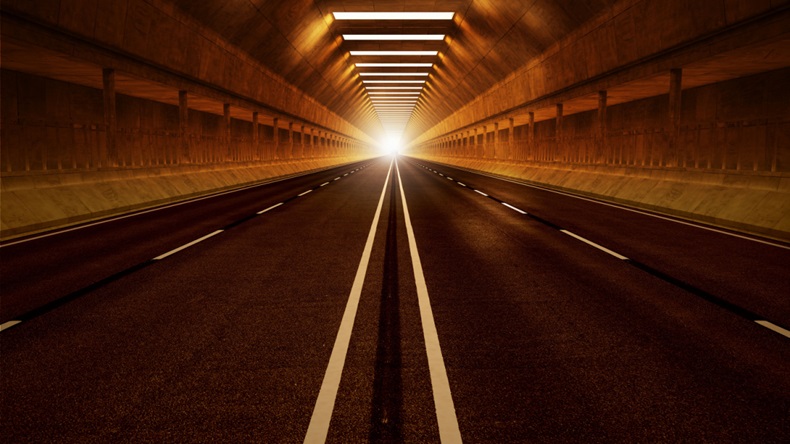 Light Through Tunnel