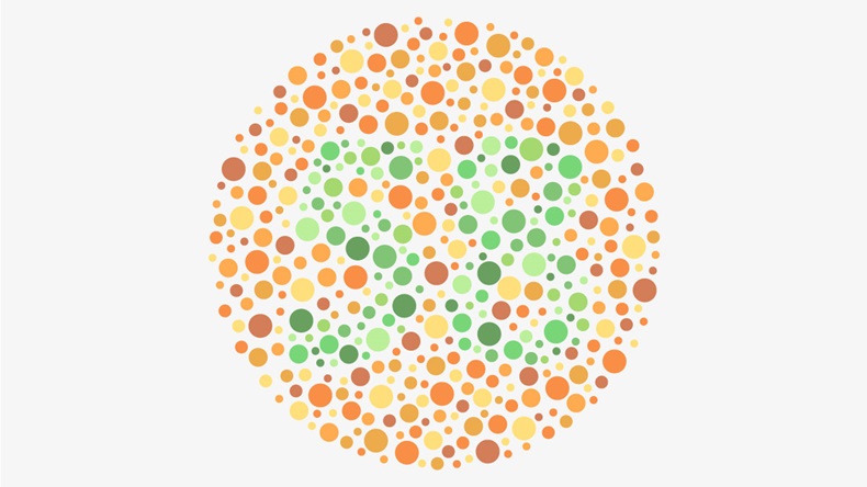 Ishihara Test. Color Blind Test. - Vector 