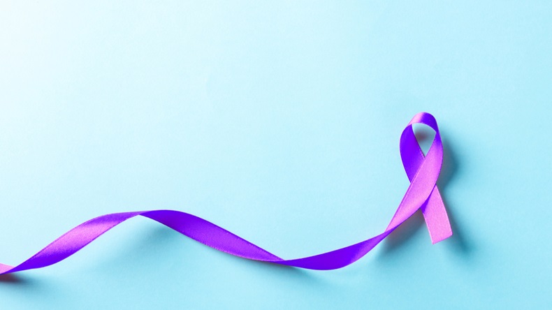 Purple ribbon 