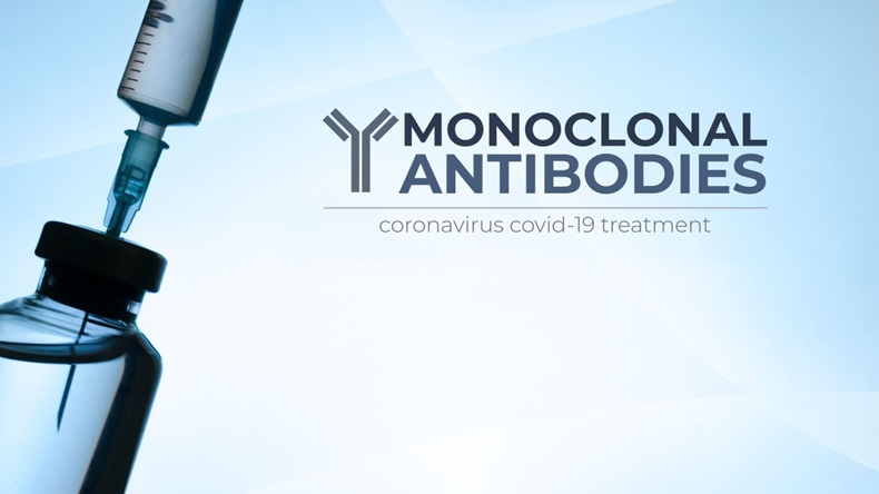 Vial of monoclonal antibodies