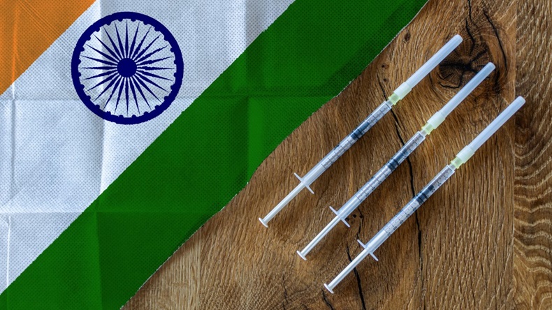 India COVID-19 Vaccination Concept