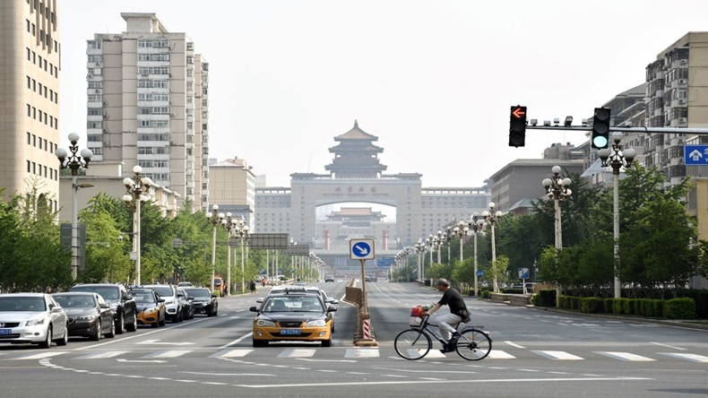 Beijing empty street 