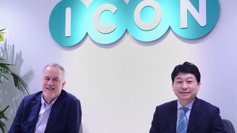 Dr. Steve Cutler, CEO of ICON (left) and Dr. Atsushi Ogawa, general manager of ICON Japan (right) joined an exclusive interview with Scrip.