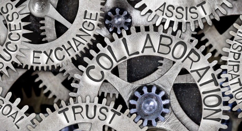 Collaboration and related terms on gears