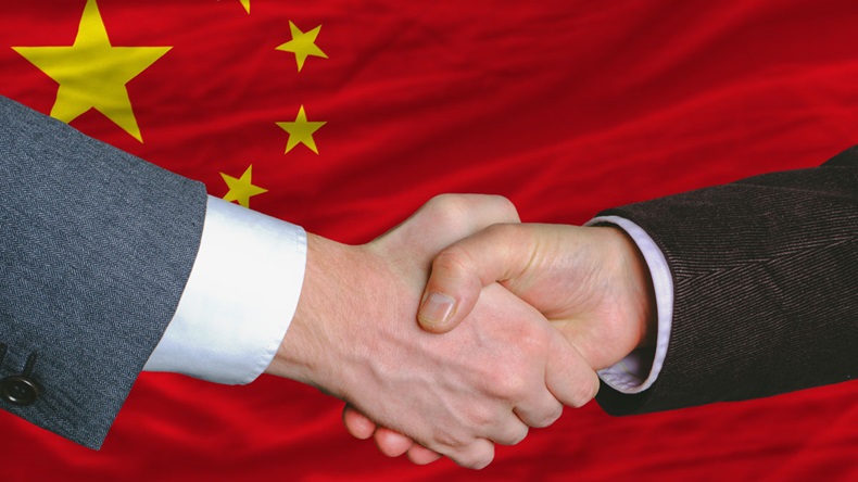 China handshake