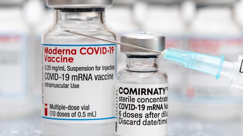 Moderna and Pfizer covid vaccines